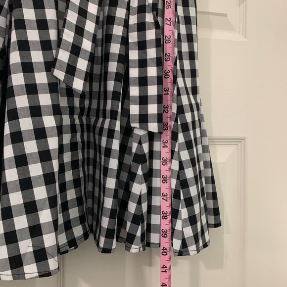 Calvin Klein Dress Size: 6 Color: Black, White, Gray checkers - Picture 2 of 8